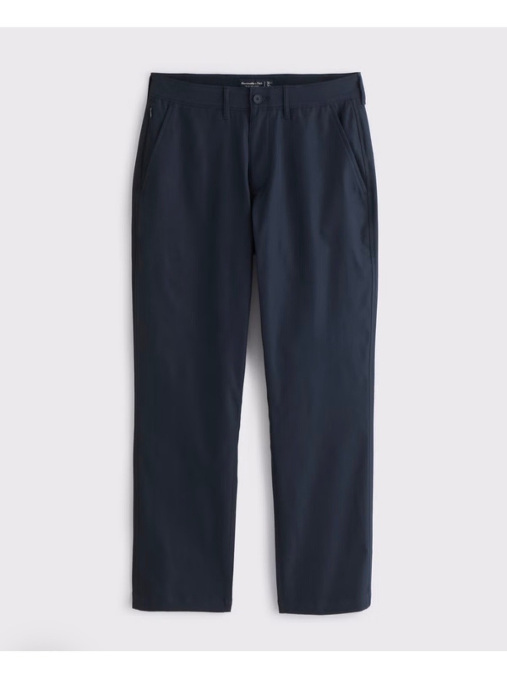 NWT Abercrombie & Fitch Men's A&F Go-To Athletic Fit Pants 32x34 Black Taper